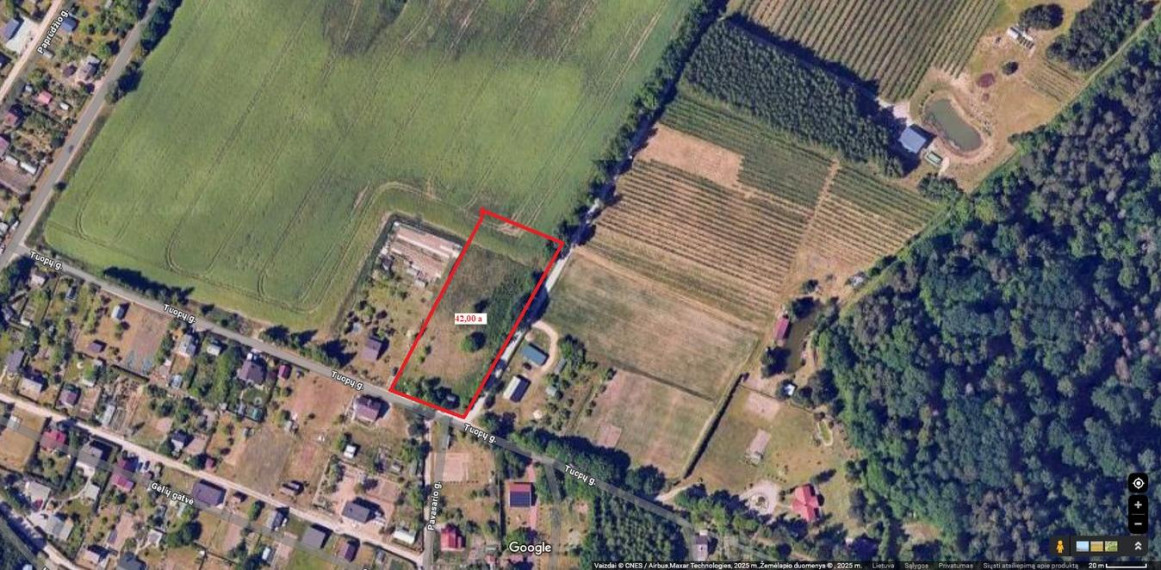 Parduodamas sklypas Tuopų g., Gervėnų k., Šiaulių r. sav., 42 a ploto 3