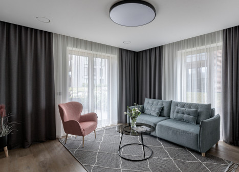 Nuomojamas butas Paupio g., Užupis, Vilniaus m., Vilniaus m. sav., 49.42 m2 ploto, 2 kambariai