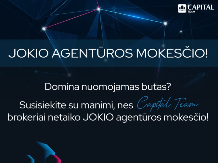 Nuomojamas butas Paupio g., Užupis, Vilniaus m., Vilniaus m. sav., 49.42 m2 ploto, 2 kambariai 2