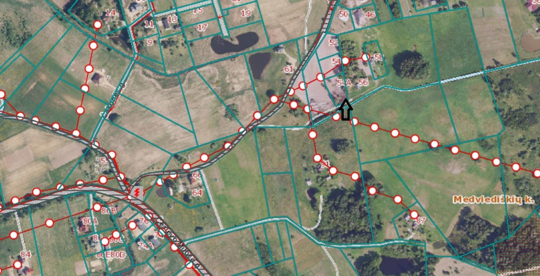 Parduodamas  sklypas Kernavės g., Pūstalaukio k., Vilniaus r. sav., 18.05 a ploto 10