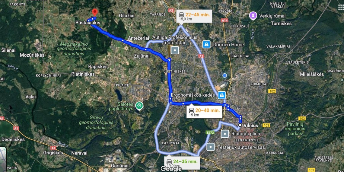 Parduodamas  sklypas Kernavės g., Pūstalaukio k., Vilniaus r. sav., 18.05 a ploto 20