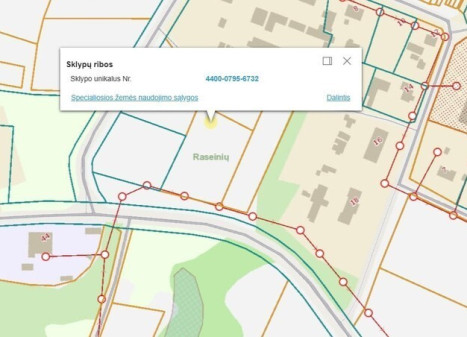 Parduodamas kitos paskirties sklypas Gėluvos k., Raseinių r. sav., 35 a ploto