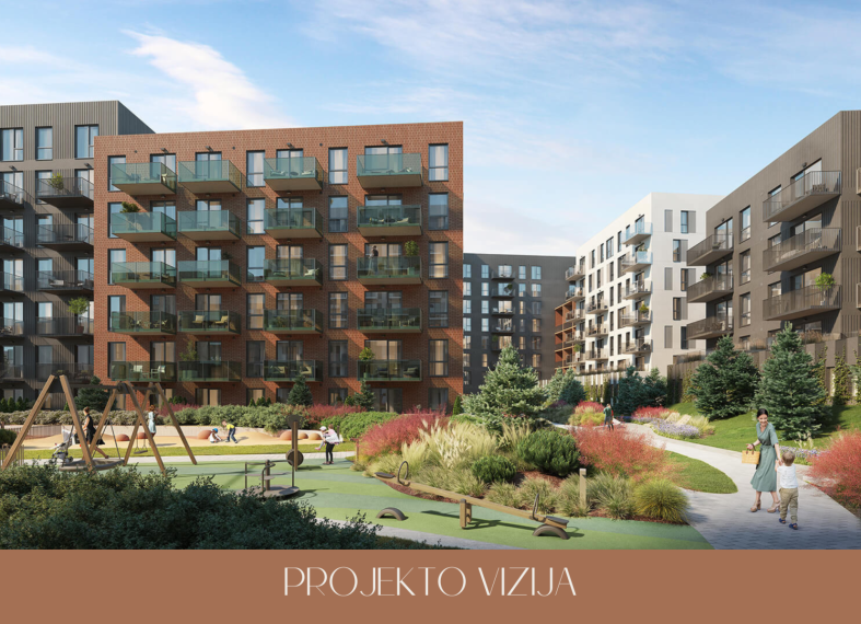 Parduodamas butas Kareivių g., Šiaurės miestelis, Vilniaus m., Vilniaus m. sav., 38.37 m² ploto 2 kambariai 4