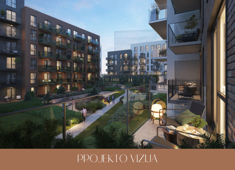 Parduodamas butas Kareivių g., Šiaurės miestelis, Vilniaus m., Vilniaus m. sav., 38.37 m² ploto 2 kambariai 6