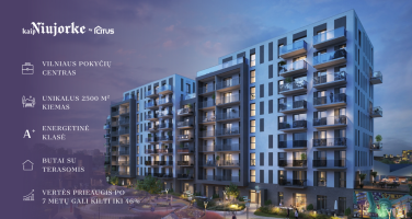 Parduodamas butas Kareivių g., Žirmūnai, Vilniaus m., Vilniaus m. sav., 34.76 m² ploto 2 kambariai 3