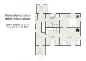 Parduodamas namas Uosių g., Drevernos k., Klaipėdos r. sav., 120 m2 ploto, 1 aukštai 23
