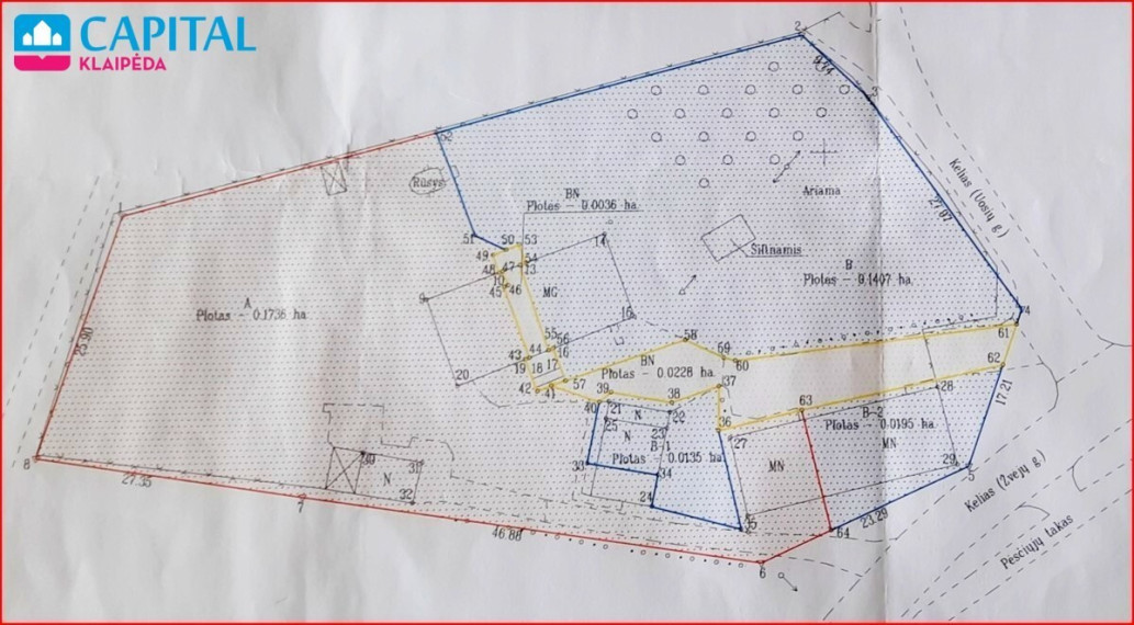 Parduodamas namas Uosių g., Drevernos k., Klaipėdos r. sav., 120 m2 ploto, 1 aukštai 25