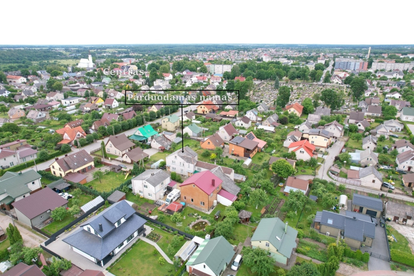 Parduodamas namas Žemaičių g., Gargždų m., Klaipėdos r. sav., 157.07 m2 ploto, 2 aukštai 3