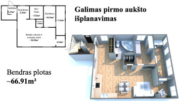 Parduodamas namas Žemaičių g., Gargždų m., Klaipėdos r. sav., 157.07 m2 ploto, 2 aukštai 19