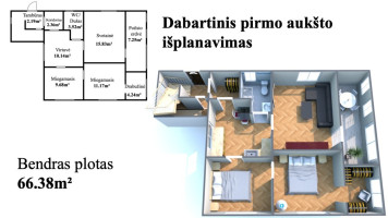 Parduodamas namas Žemaičių g., Gargždų m., Klaipėdos r. sav., 157.07 m2 ploto, 2 aukštai 22