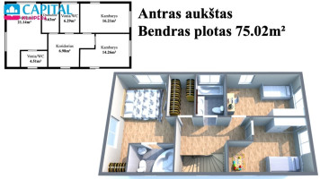 Parduodamas namas Anykščių g., Trekas, Klaipėdos m., Klaipėdos m. sav., 200.49 m2 ploto, 2 aukštai 9
