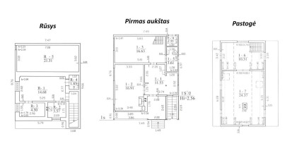 Parduodamas namas Laurų Sodų 1-oji g., Antakalnis, Vilniaus m., Vilniaus m. sav., 130.78 m2 ploto, 1 aukštai 18