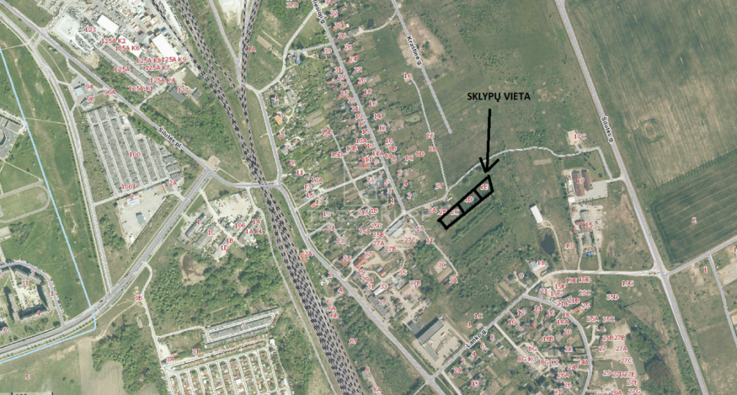 Parduodamas  sklypas Tiesioji g., Rimkai, Klaipėdos m., Klaipėdos m. sav., 49 a ploto 3