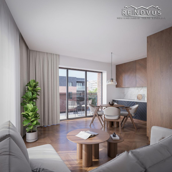 Parduodamas butas Paukščių tak., Žaliūkiai, Šiaulių m., Šiaulių m. sav., 38.87 m² ploto 2 kambariai 19