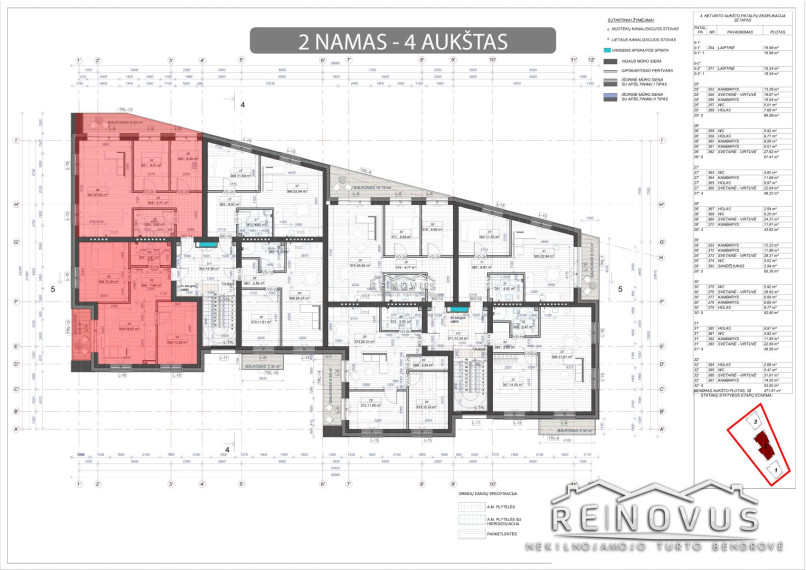 Parduodamas butas Paukščių tak., Žaliūkiai, Šiaulių m., Šiaulių m. sav., 62.88 m² ploto 3 kambariai 27