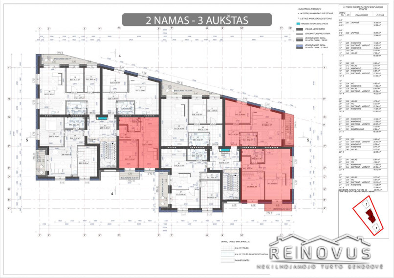Parduodamas butas Paukščių tak., Žaliūkiai, Šiaulių m., Šiaulių m. sav., 62.88 m² ploto 3 kambariai 26