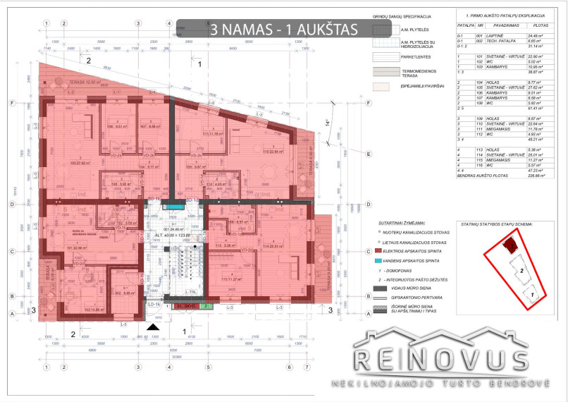 Parduodamas butas Paukščių tak., Žaliūkiai, Šiaulių m., Šiaulių m. sav., 62.88 m² ploto 3 kambariai 29