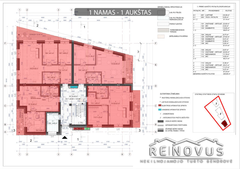 Parduodamas butas Paukščių tak., Žaliūkiai, Šiaulių m., Šiaulių m. sav., 62.88 m² ploto 3 kambariai 20
