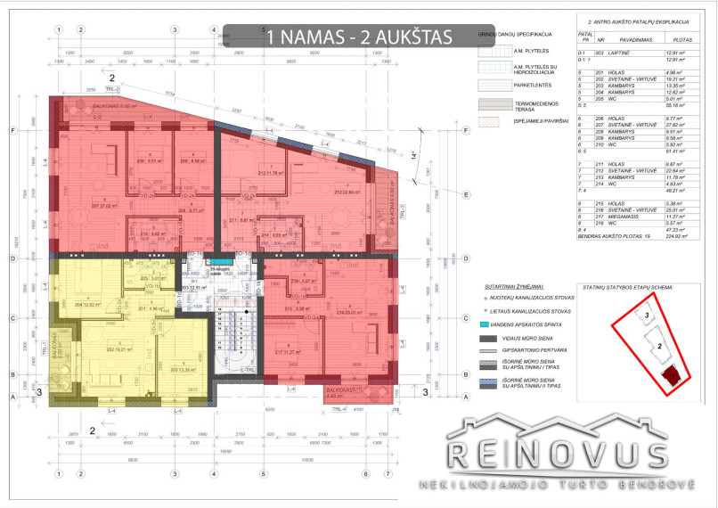 Parduodamas butas Paukščių tak., Žaliūkiai, Šiaulių m., Šiaulių m. sav., 62.88 m² ploto 3 kambariai 21