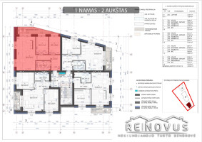 Parduodamas butas Paukščių tak., Žaliūkiai, Šiaulių m., Šiaulių m. sav., 62.88 m² ploto 3 kambariai 13