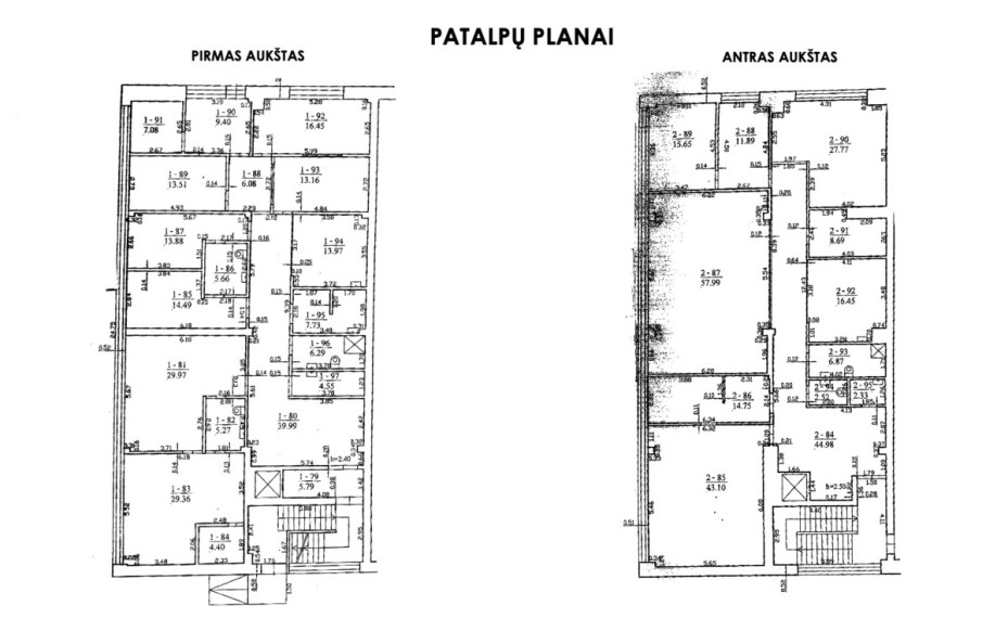 Parduodamos administracinės patalpos Kareivių g., Žirmūnai, Vilniaus m., Vilniaus m. sav., 500.02 m2 ploto 31
