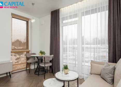 Nuomojamas butas Karaliaučiaus g., Pilaitė, Vilniaus m., Vilniaus m. sav., 30 m2 ploto, 1 kambariai