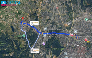 Nuomojamas butas Karaliaučiaus g., Pilaitė, Vilniaus m., Vilniaus m. sav., 30 m2 ploto, 1 kambariai 33
