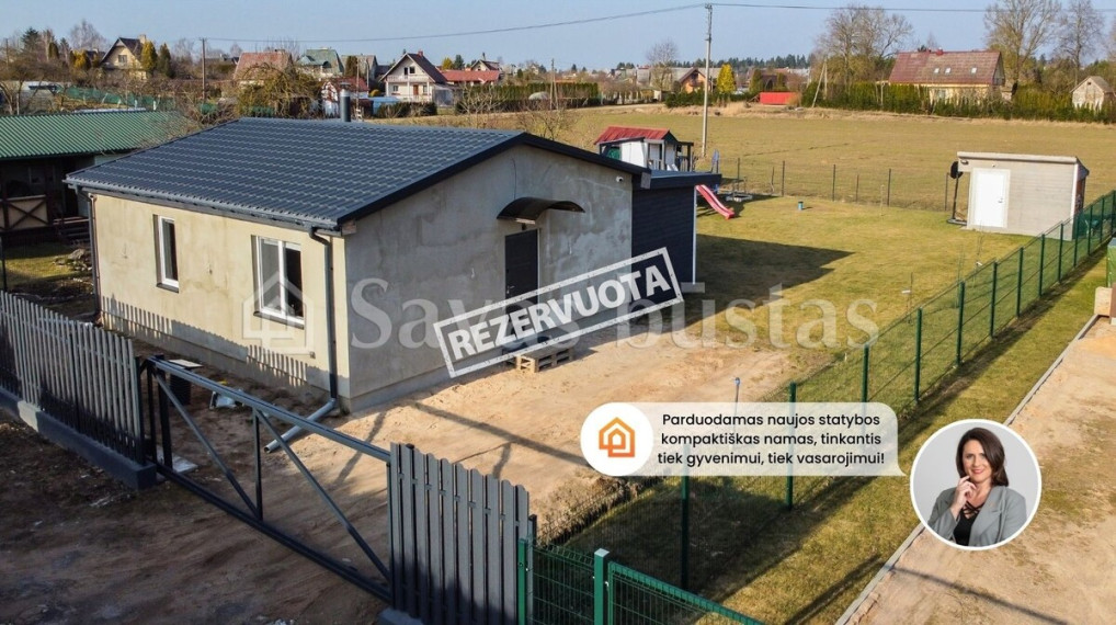 Parduodamas namas Aronijos g., Gervėnų k., Šiaulių r. sav., 57.31 m2 ploto, aukštai 1