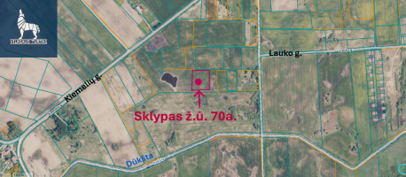 Parduodamas  sklypas Maišiagalos mstl., Vilniaus r. sav., 70 a ploto 4