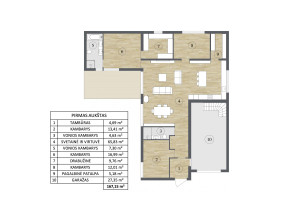 Parduodamas namas Uosių Sodų 24-oji g., Antakalnis, Vilniaus m., Vilniaus m. sav., 214 m² ploto 5 kambariai 24