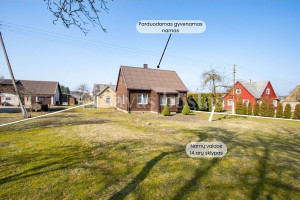 Parduodamas namas S. Dariaus ir S. Girėno g., Kražių mstl., Kelmės r. sav., 62.32 m2 ploto, 1 aukštai 14