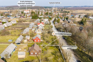 Parduodamas namas S. Dariaus ir S. Girėno g., Kražių mstl., Kelmės r. sav., 62.32 m2 ploto, 1 aukštai 16