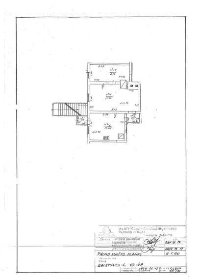 Parduodamas butas Balstogės g., Senamiestis, Vilniaus m., Vilniaus m. sav., 37.35 m² ploto 2 kambariai 21
