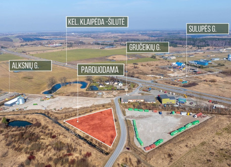 Parduodamas  sklypas Gručeikių g., Dumpių k., Klaipėdos r. sav., 64.92 a ploto