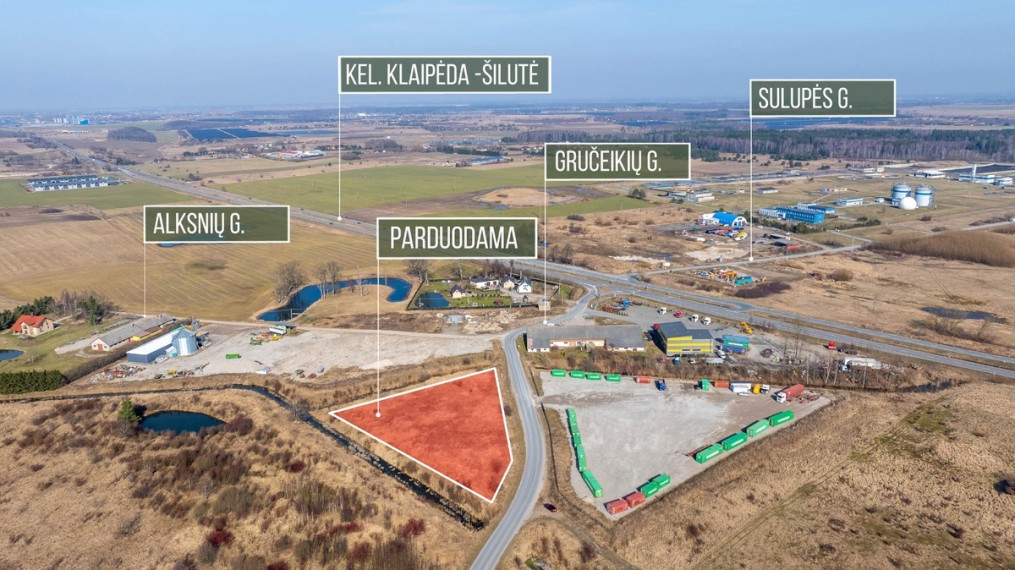 Parduodamas  sklypas Gručeikių g., Dumpių k., Klaipėdos r. sav., 64.92 a ploto 1