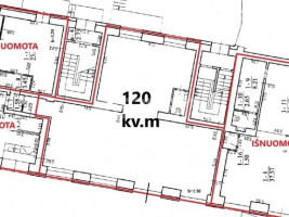 Nuomojamos administracinės, paslaugų, prekybos patalpos Vilniaus g., Centras, Šiaulių m., Šiaulių m. sav., 120 m2 ploto 4