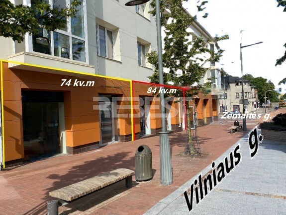 Nuomojamos administracinės, paslaugų, prekybos patalpos Vilniaus g., Centras, Šiaulių m., Šiaulių m. sav., 84 m2 ploto 1