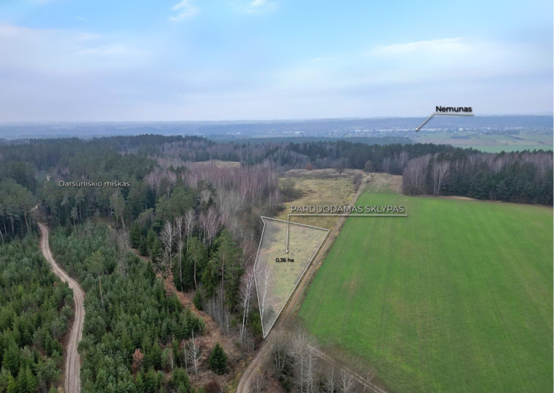 Parduodamas sklypas Darsūniškio k., Kaišiadorių r. sav., 36 a ploto 1