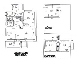 Parduodamas namas Tvibių k., Šiaulių r. sav., 110.3 m2 ploto, 1 aukštai 8