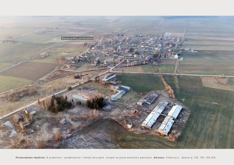 Parduodamos administracinės, gamybinės, kitos paskirties, paslaugų, prekybos, sandėliavimo patalpos Ąžuolo g., Viškonių k., Ukmergės r. sav., 7500 m2 ploto 7