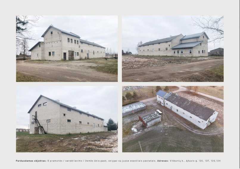 Parduodamos administracinės, gamybinės, kitos paskirties, paslaugų, prekybos, sandėliavimo patalpos Ąžuolo g., Viškonių k., Ukmergės r. sav., 7500 m2 ploto 9