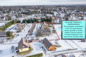 Parduodamas namas ir 35 arų sklypas Kernavėje, Pajautos g. 2