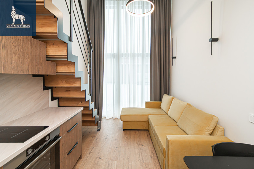 Parduodamas butas Geležinio Vilko g., Šnipiškės, Vilniaus m., Vilniaus m. sav., 34.1 m2 ploto, 2 kambariai 6