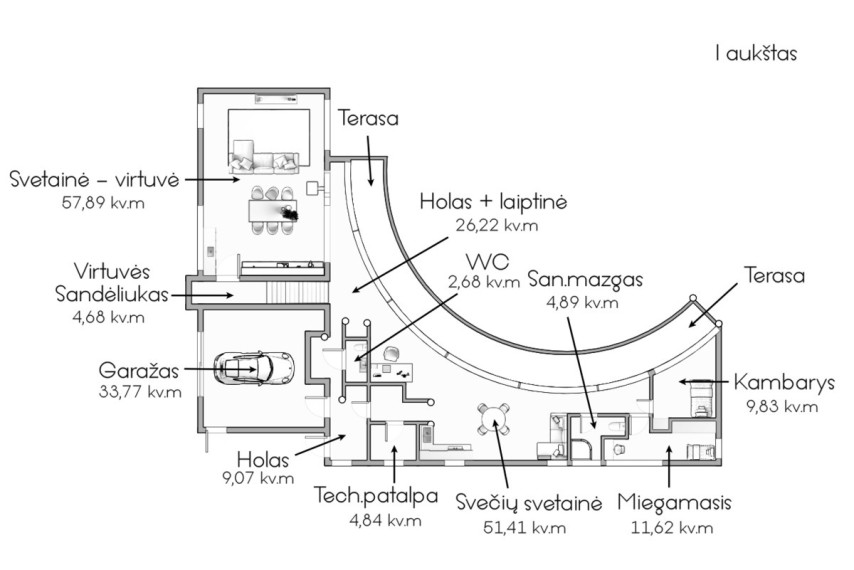 Parduodamas namas Klaipėdos pl., Palanga, Palangos m., Palangos m. sav., 311 m2 ploto, 2 aukštai 30