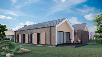 Parduodamas namas Bazilikų g., Stanaičių k., Kauno r. sav., 73.47 m2 ploto, 1 aukštai 2
