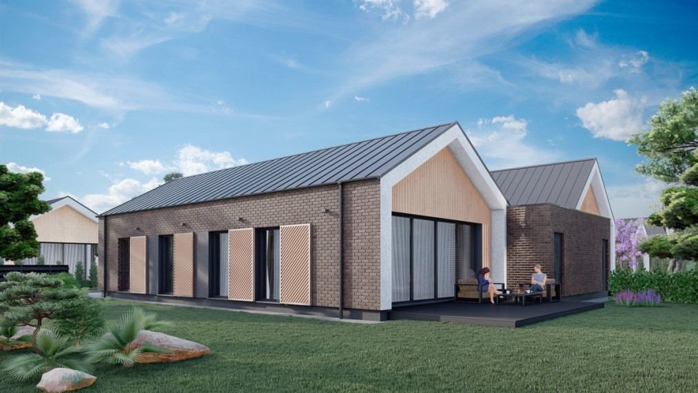 Parduodamas namas Bazilikų g., Stanaičių k., Kauno r. sav., 73.47 m2 ploto, 1 aukštai 2