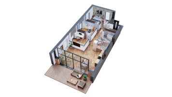 Parduodamas namas Bazilikų g., Stanaičių k., Kauno r. sav., 141.48 m2 ploto, 2 aukštai 2