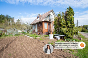 Parduodamas namas Smėlio g., Linartų k., Šiaulių r. sav., 72.24 m2 ploto, 2 aukštai 1