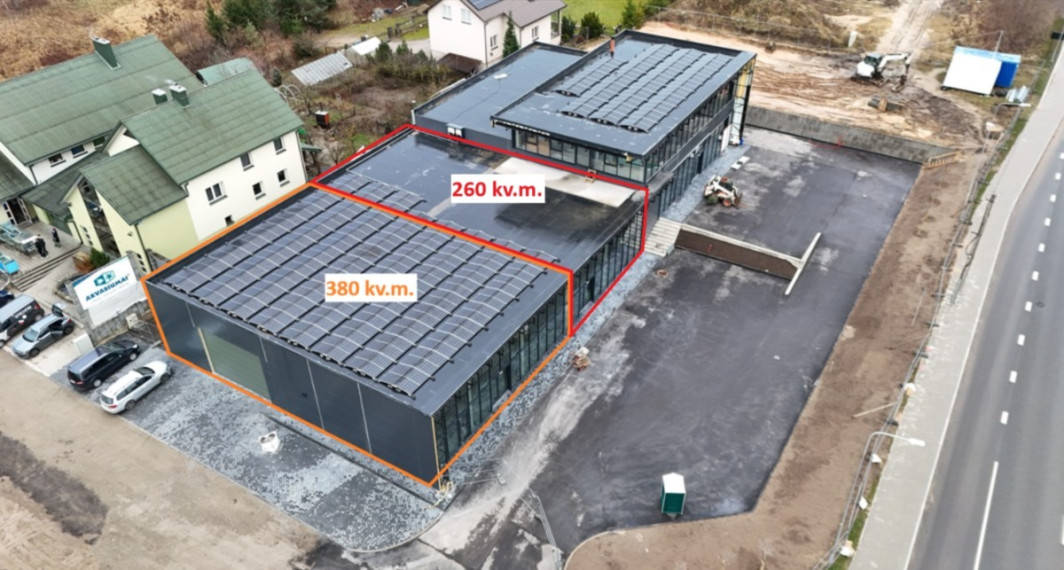 Nuomojamos administracinės, gamybinės, kitos paskirties, maitinimo, paslaugų, prekybos, sandėliavimo patalpos Liepkalnio g., Liepkalnis, Vilniaus m., Vilniaus m. sav., 640 m2 ploto 2