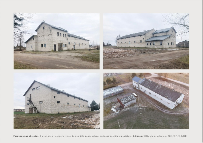 Parduodamos administracinės, gamybinės, kitos paskirties, paslaugų, prekybos, sandėliavimo patalpos Ąžuolo g., Viškonių k., Ukmergės r. sav., 7500 m2 ploto 9